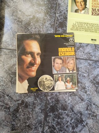 5 discos de vinilo de manolo escobar