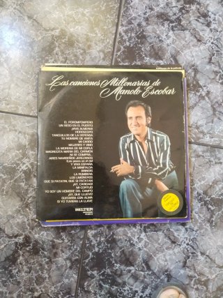 5 discos de vinilo de manolo escobar