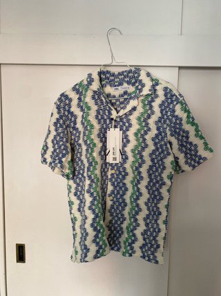 Camisa Zara Estampada Zigzag