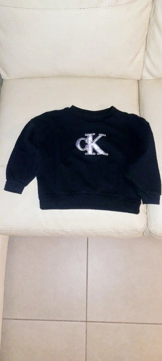 Felpa Calvin Klein Jeans nera con logo