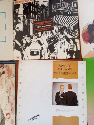 Lote 6 Maxis y 4 LPs 80s Dance/Pop Rock