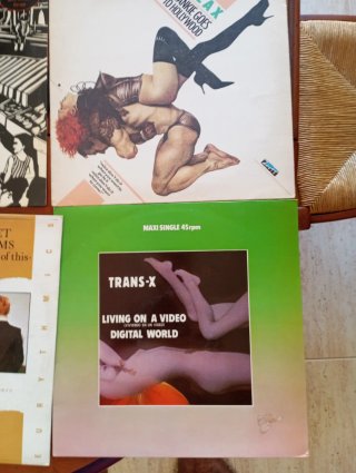 Lote 6 Maxis y 4 LPs 80s Dance/Pop Rock