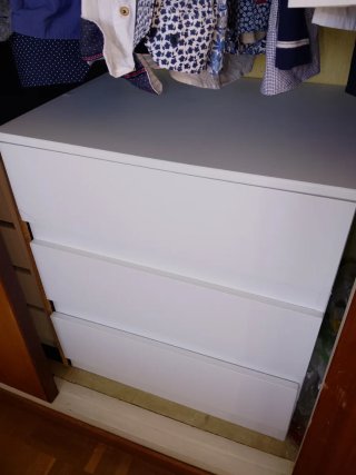 3 Cajoneras armario Ikea 3-4 cajones
