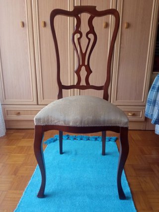 Mesa comedor y 6 sillas madera