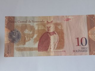 Billete Venezuela Cacique 2014