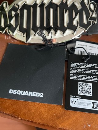 Cinturón Dsquared2 Hebilla Logo Gótico