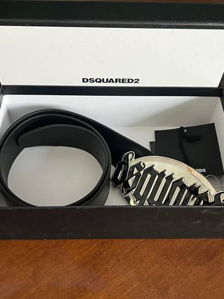 Cinturón Dsquared2 Hebilla Logo Gótico