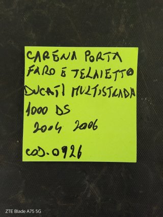 Carena Faro Ducati Multistrada 1000