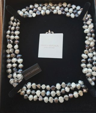 Collar Perlas Amaya Arzuaga Dark Moon