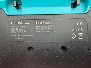 Robot Aspirador Conga 3890 Titanium