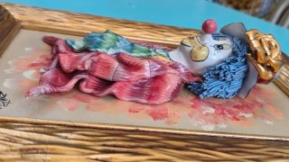Cuadro Relieve Payaso Zampiva Edición Limitada