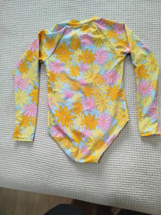 Costumi da bagno invernali per bambina con fiori e foglie
