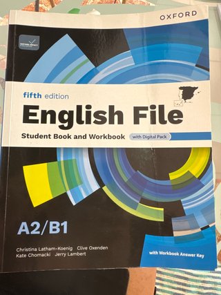 Libro ingles A2/B1