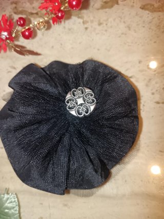 Lote tocados flores adornos