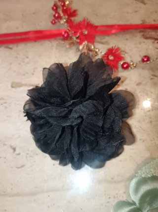 Lote tocados flores adornos