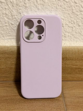 Funda Silicona iPhone 15 Pro Lila