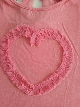 Conjunto 2 Camisetas Zara Niña Corazón