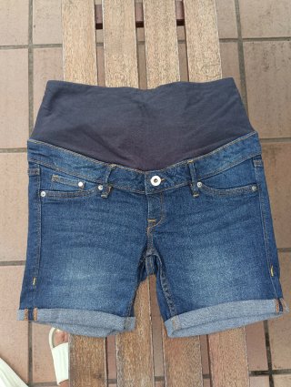 Pantalón corto premamá vaquero