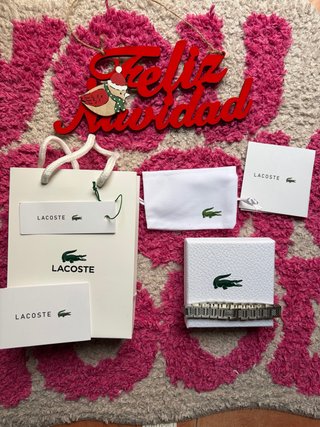 Pulsera Lacoste Plata