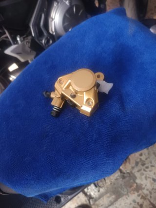 Pinza Freno Yamaha Jog R Dorada Nueva