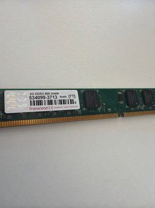 Memoria RAM Transcend 2GB DDR2 800MHz