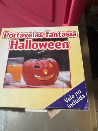 Calabaza Halloween Cerámica Naranja Negra