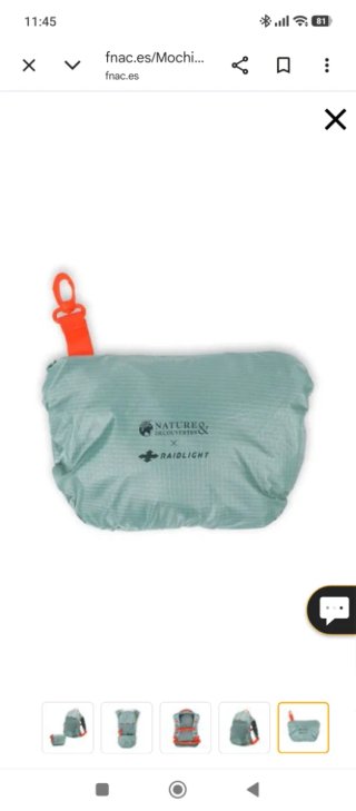Mochila Raidlight 8L Plegable