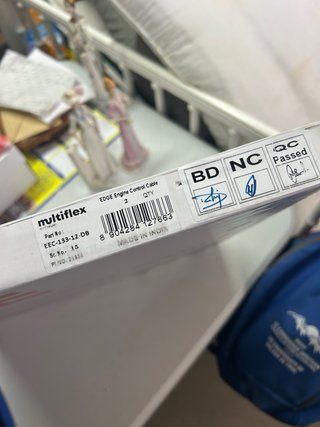 Cable de control de motor marino Multiflex