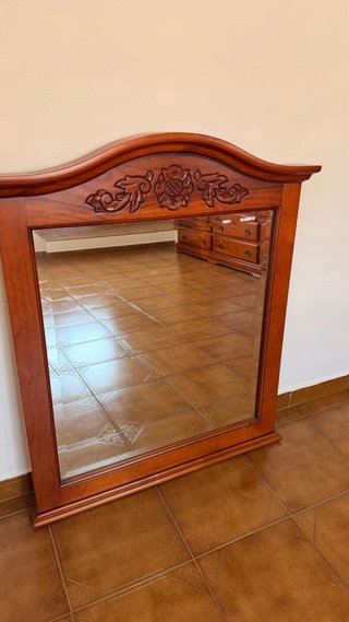 Espejo grande madera estilo clásico