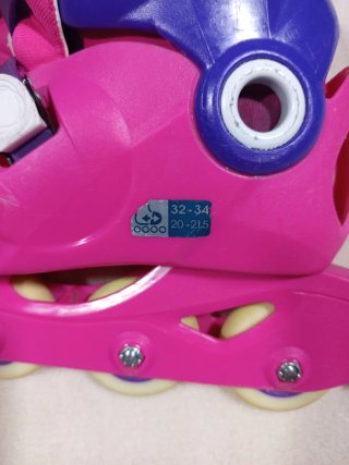 Patines Niña Oxelo Play 3 Talla 32-34 + Casco
