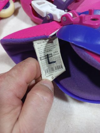 Patines Niña Oxelo Play 3 Talla 32-34 + Casco
