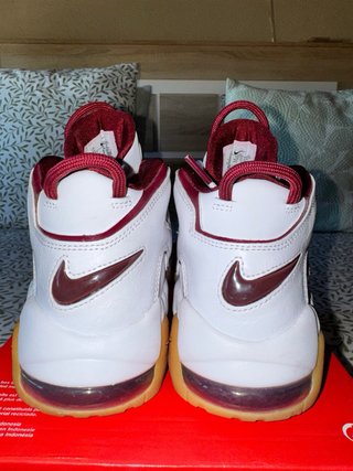 Nike Air More Uptempo (GS) Bianco/Bordeaux
