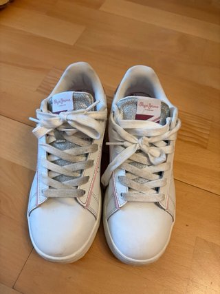 Zapatillas Pepe Jeans Blancas y Rosas