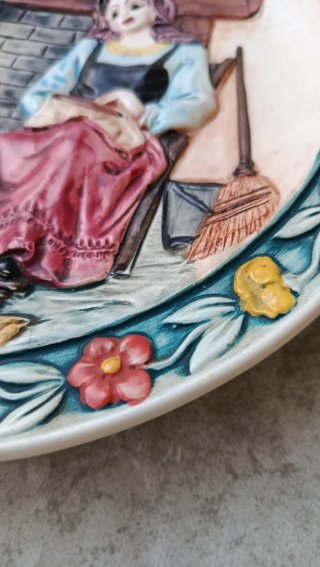 Piatto ceramica artigianale Il Falco