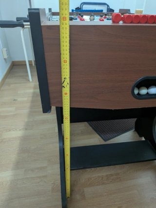 Futbolín de madera