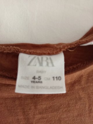 Camiseta Zara Niña Talla 4-5 Años