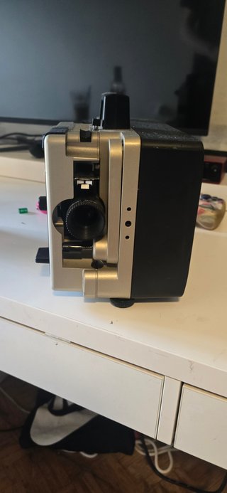 Proyector Plata y Negro proyector antiguo retro E