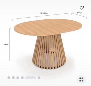 Mesa comedor extensible 110-150cm nueva