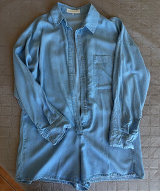 Mono corto Zara azul
