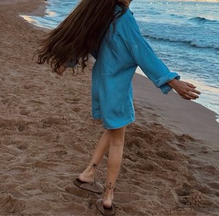 Mono corto Zara azul