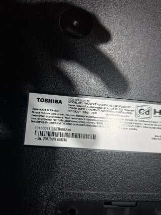 Toshiba 40' TV - Ligero defecto