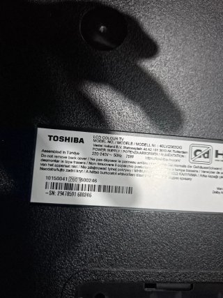Toshiba 40' TV - Ligero defecto