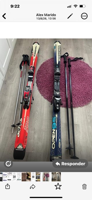 2 Pares de Skis Rossignol Casi Nuevos