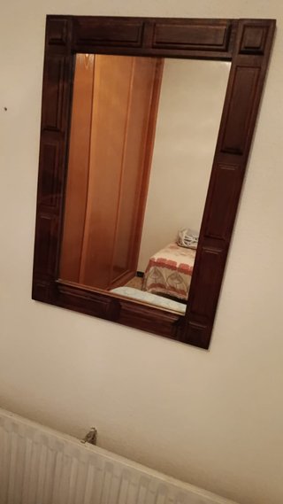 Espejo antiguo madera