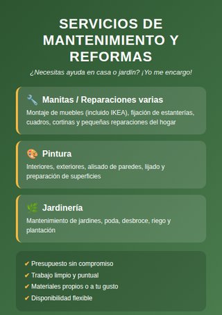 MANITAS Y PINTOR EN BARCELONA Y ALREDEDORES