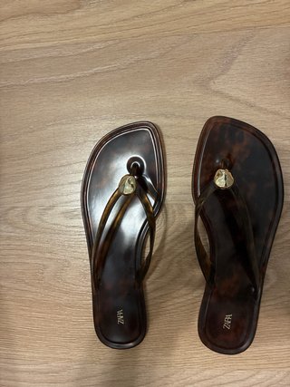 Sandalias Zara Tortoise Talla 39