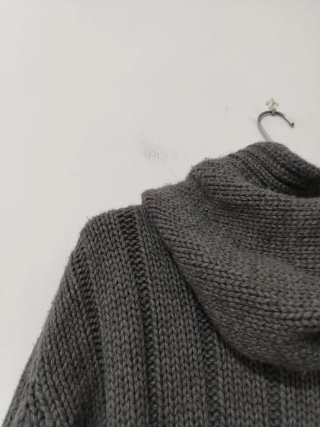 Cardigan Maglia Lana XXL Grigio