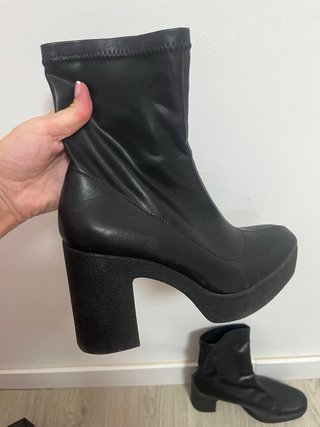 Botines plataforma tacón Stradivarius Talla 39