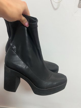 Botines plataforma tacón Stradivarius Talla 39