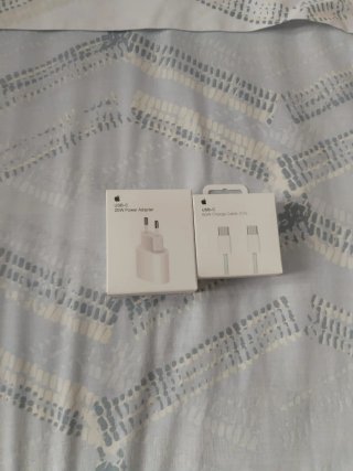 Adaptador Apple 20W carga rápida Cable Carga US